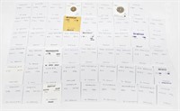 53 WORLD COINS in ENVELOPES - MOROCCO to NORWAY