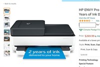 HP ENVY Pro 6475 Wireless All-in-One Printer