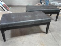 Lot of 2 Distressed Benches 42" x 21"x 19"