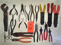 Assorted Pliers and Wire Strippers