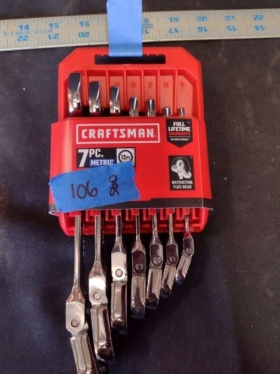 CRAFTSMAN 7Pc Metric Wrench Set