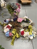 Various floral, stems, and balls. As well, as 4