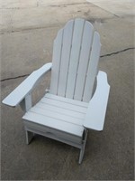 White Folding Polyurethane Adirondack Chair