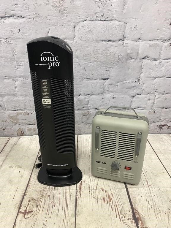 Iconic Pro Air Purifier & Patton Heater