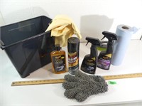 Various Car Cleaning Supplies