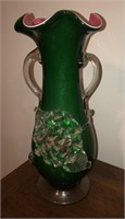 Stevens & Williams Hand Blown Art Glass Vase
