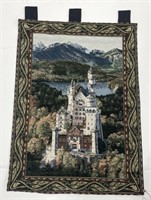 (AD) Neuschwanstein embroidered wall art 37.25 x