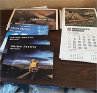 lot of Union Pacific calendars