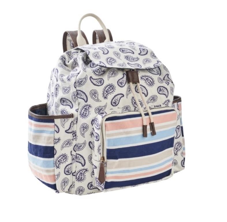 Bandita Paisley Stripe Backpack