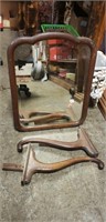 Vintage Dresser Mirror w/ Beveled Mirror