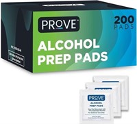 Prove Sterile Alcohol Prep Pads, 6 Packs of 200