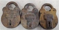 2 Squire Brass Locks, No Keys