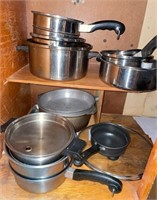 Cabinet Lot - Pots, Pans & Lids - Various