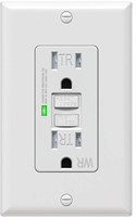 NEW GFCI Receptacle w/LED Indicator Wall Plate