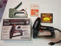 Craftsman & Arrow staplers, power & hand