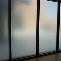 Window Privacy Film Non-Adhesive Glass Film