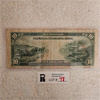 Large $10 Bill- 1914 Federal Reserve