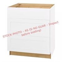 H.B. Base Cabinet w/ Drawers, 24x24x34.5in