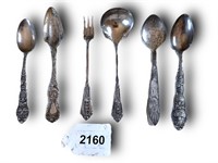 Sterling Spoon Lot