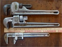 Aluminum pipe wrenches