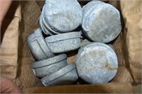 Thread Caps Galvanised 2" Approx. Count 15 #