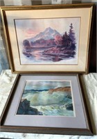 2 Landscape Decor Pictures.   NO SHIPPING