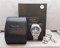 BREITLING SUPER OCEAN WATCH WITH EXTRA LINKS AND
