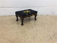 Small Needlepoint Footstool