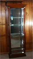 Display Cabinet with Glass Shelves  28x76x13