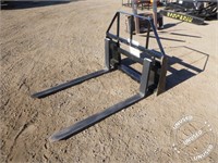 Unused 48" Skid Steer Forks/Frame