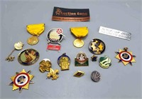 Misc Group of Medals, Pins