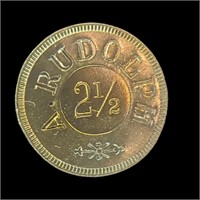 2½ ¢ A. Rudolph Maverick Token
