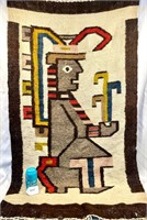 Stunning Aztec Inspired Loomed Rug