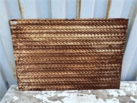 DECORATIVE METAL SECTION APPX 4" X 3'