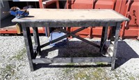 Plastic work Bench with attached Vice