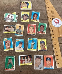48 Vintage HOF baseball card lot