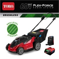 60V MAX* 21 in. Stripe Mower - 5.0 Ah Battery