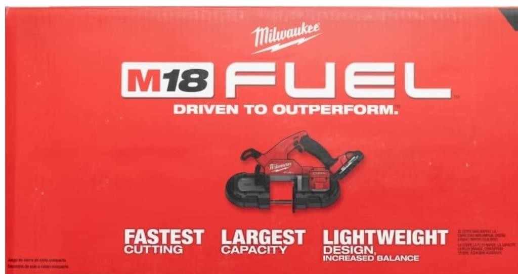 (N) Milwaukee 2829-20 M18 Fuel Compact Band Saw