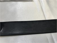 Ralph Lauren Ricky Cuff Black Leather Bracelet