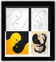 Victor Vasarely- Heliogravure Print "Untitled"