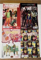 2015-16 - Marvel - 4 Mixed Ms. Marvel Comics