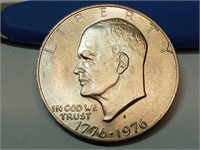 OF) UNC 1976 S silver Ike dollar