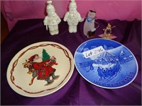 christmas lot with plates