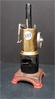 SMALL ANTIQUE BRASS MODEL ENGINE