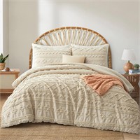 Oli Anderson Beige King Comforter Set