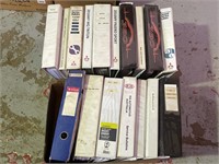 2 x Box Lots Dealership Folders Manuals