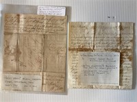 ANTIQUE LETTERS FROM ANTIGUA TO SCOTLAND