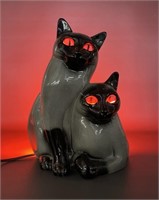 1954 Leland Claes Siamese Cats TV Lamp
