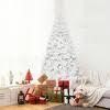 $51  Costway 8Ft Artificial Xmas Tree White