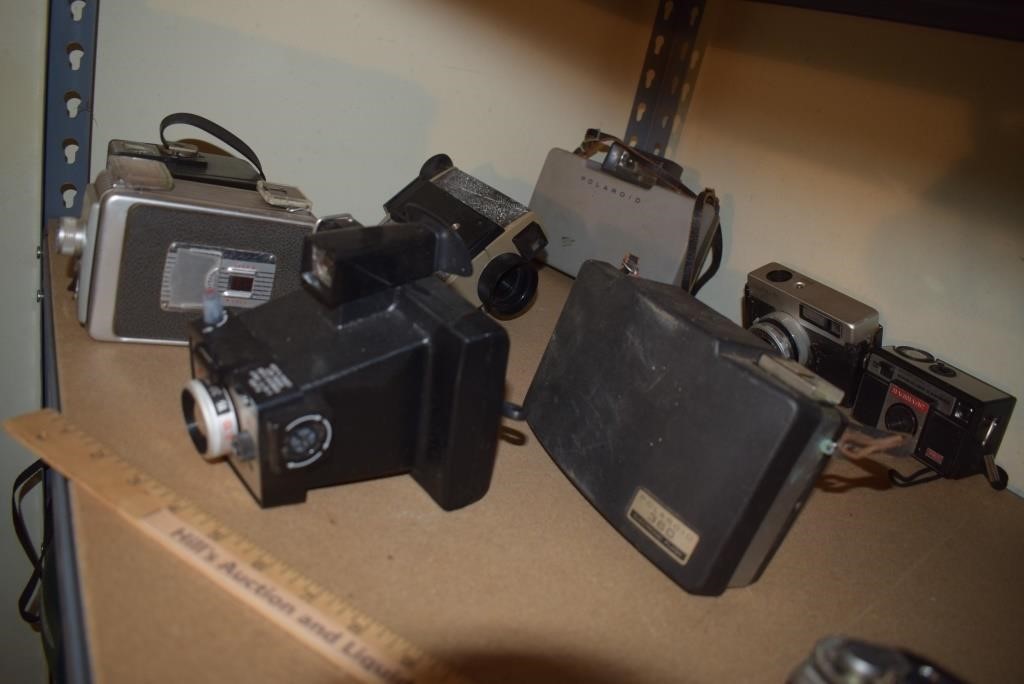 Vintage Camera Lot (Including Polaroid)